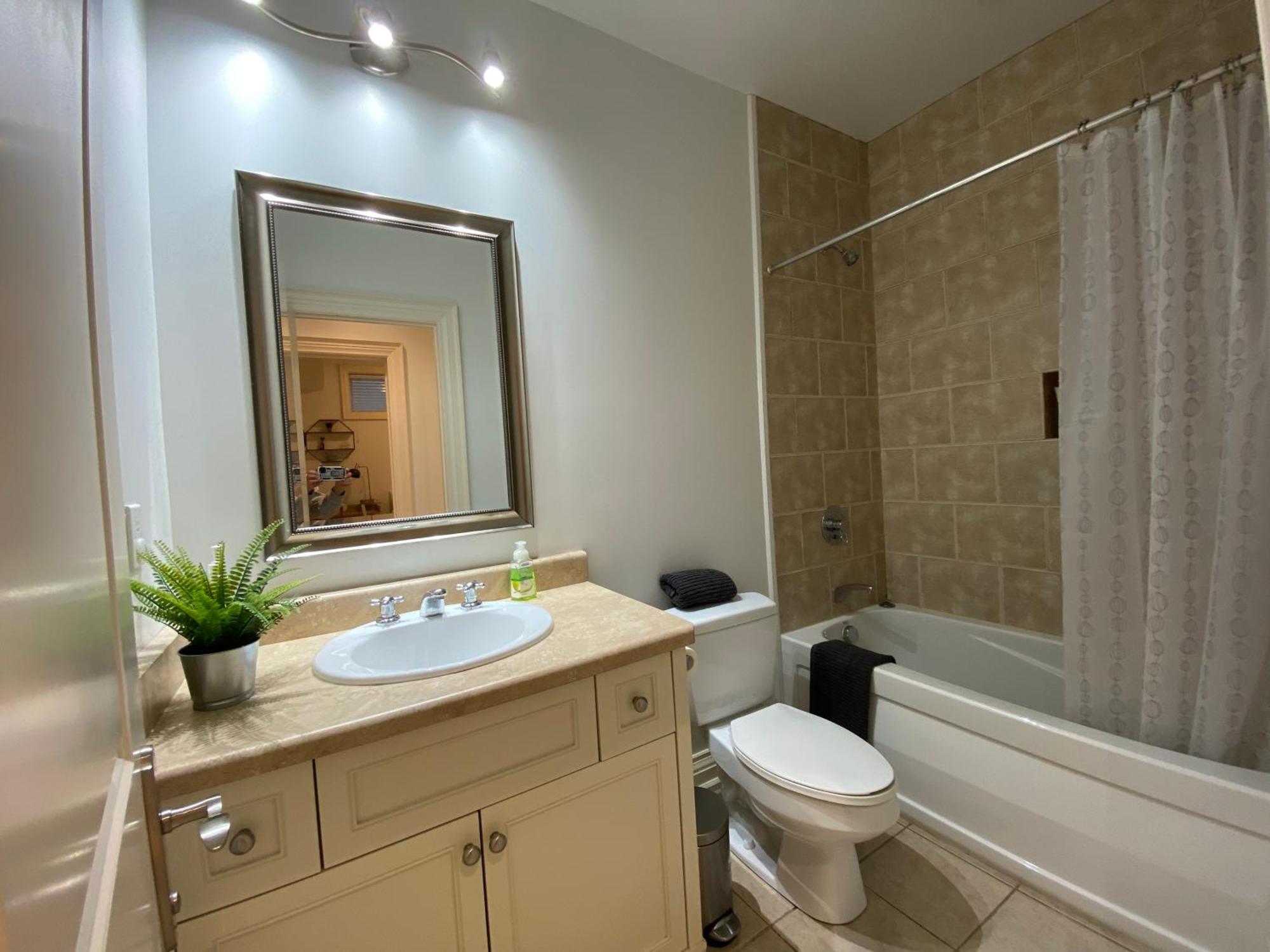 Spacious Bedroom With Living Area And Free Parking In Midtown