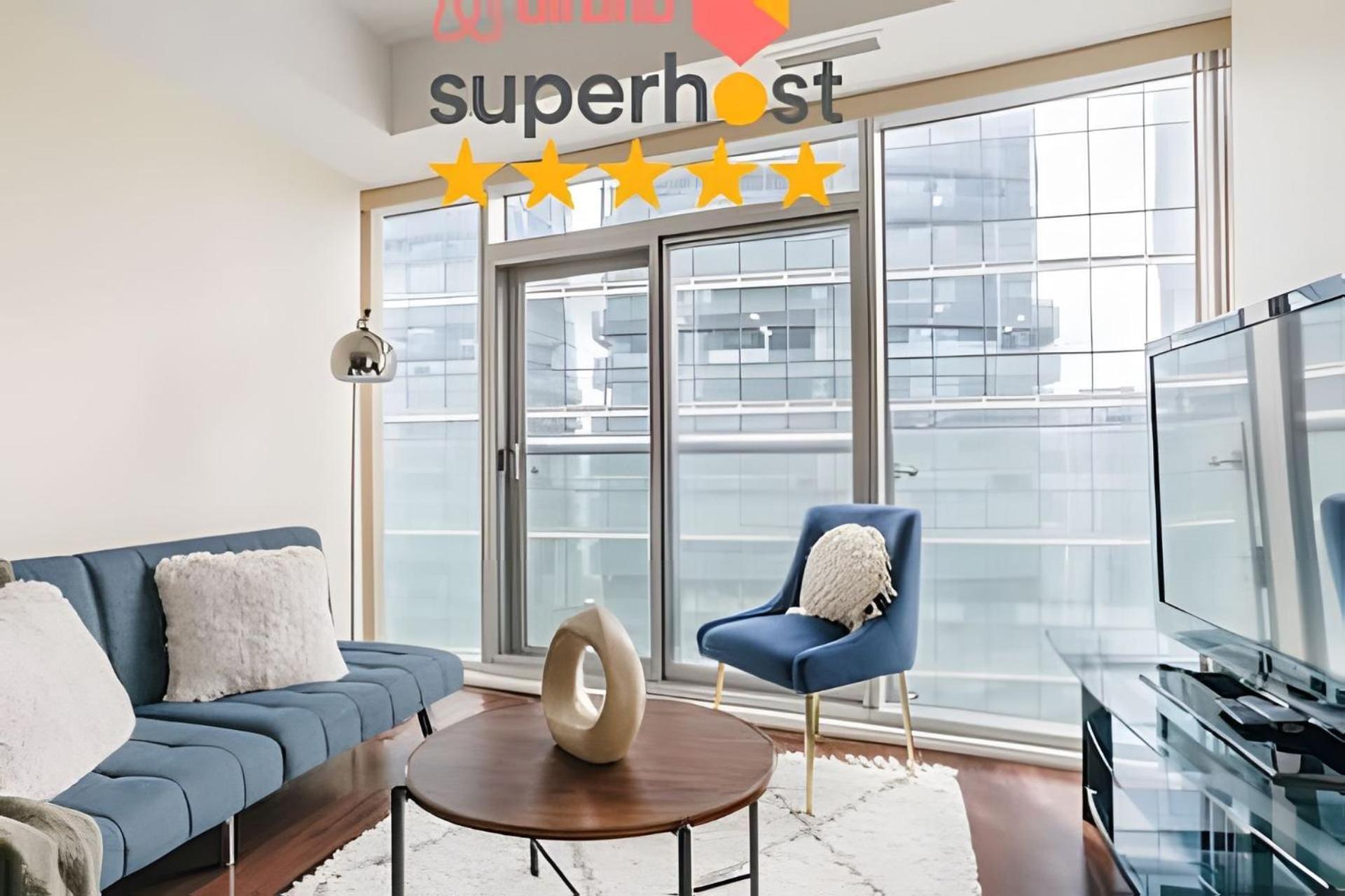 Ferienhaus Waterfront 1 Bdr, 2bed, Cn Tower, Parking 4 Guests