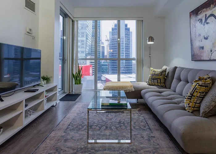 Modern Condo Cn Tower View Downtown With Parking