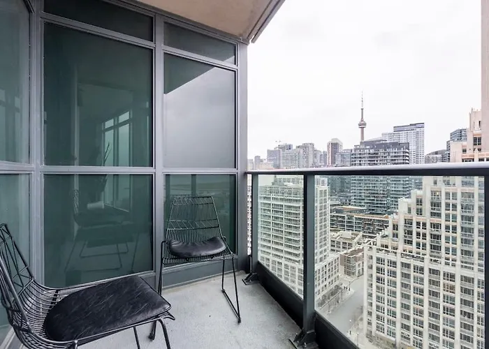 1 Bdrm Condo With Lakeshore Views Free Parking In Downtown Toronto