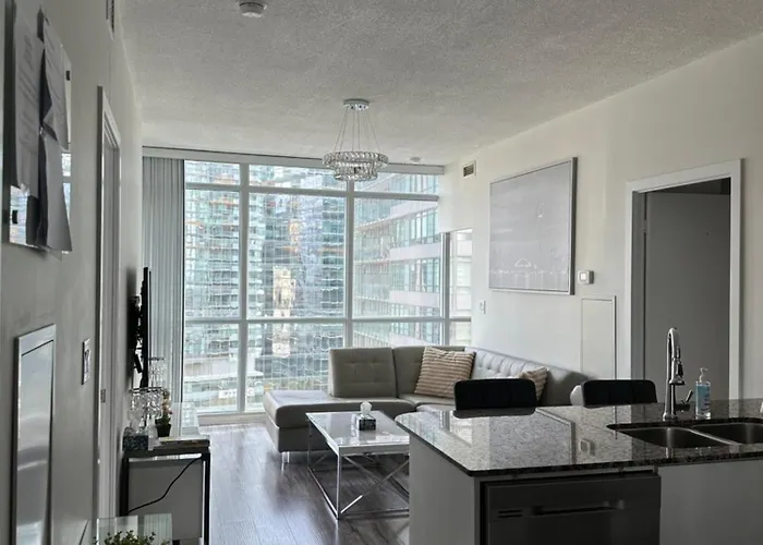 Newly Updated 2Br, 2Bath & Den In Downtown Toronto Beside Union Station & Scotia Bank Arena!