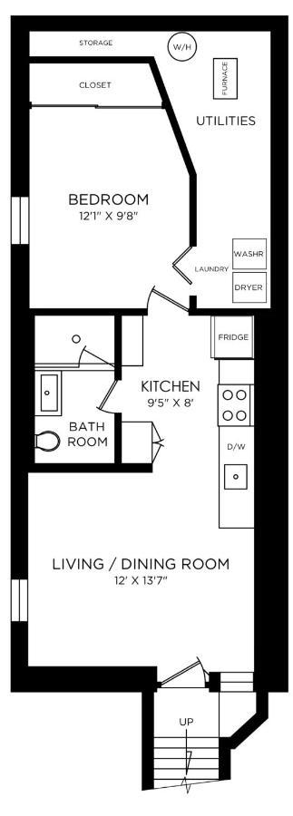 1 Bedroom In Downtown East Side Apartment *
