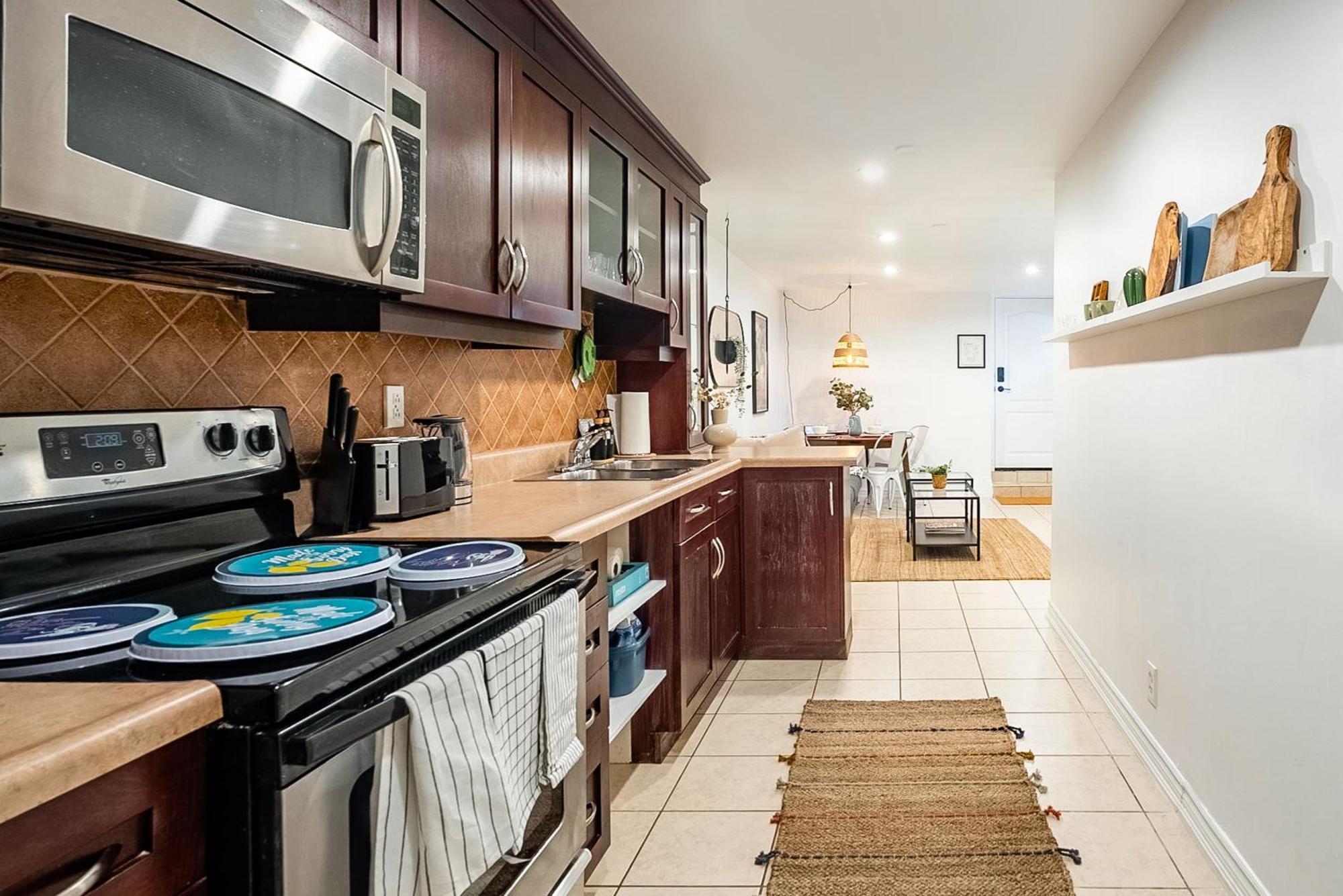Basement With Private Patio In Davenport Apartment Toronto