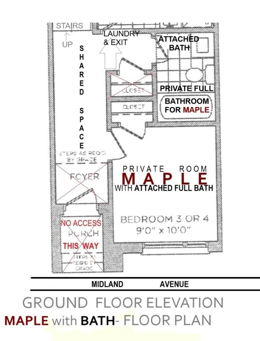 Private M A P L E With Attached Full Bathroom In Toronto, On, Canada Guest house Toronto