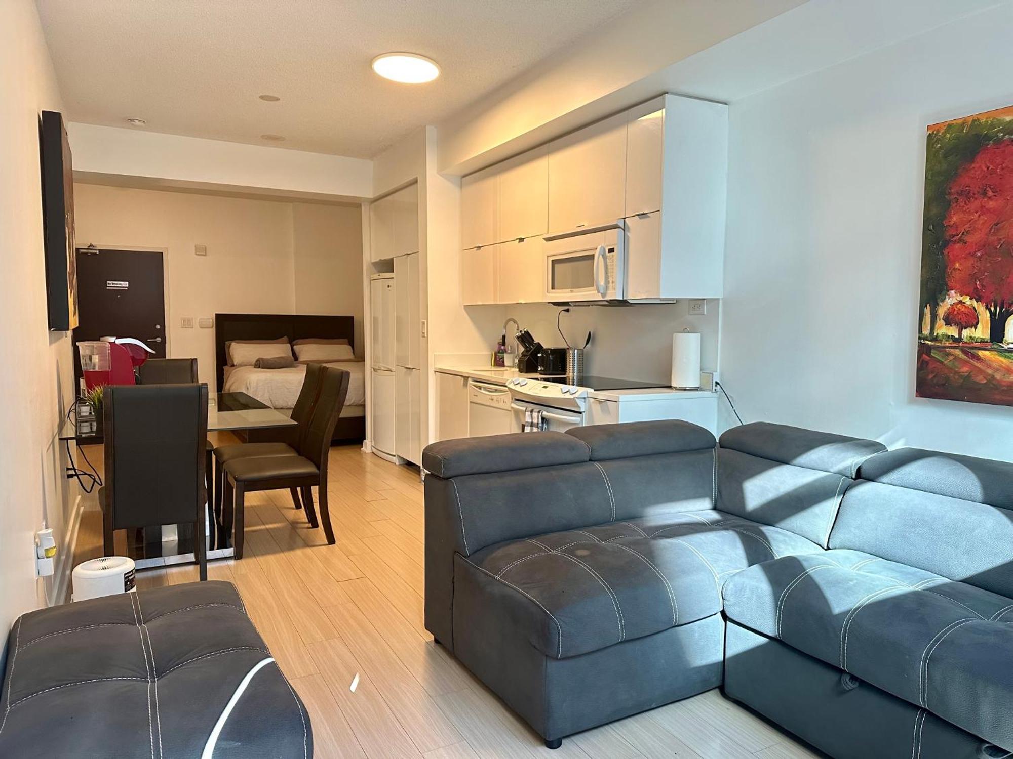 Apartment 1bdrm Den With 2 Real Beds Sofabed & Terrace & Parking *