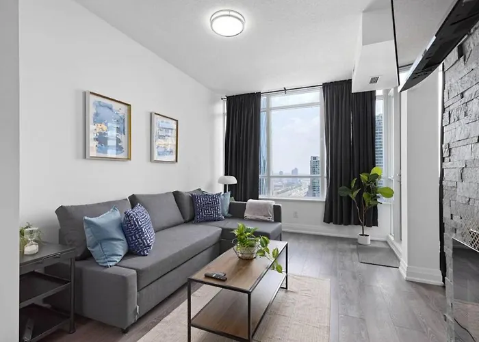 Lux 1 Br-Den Dwtn Condo Near Cn Tower With Parking