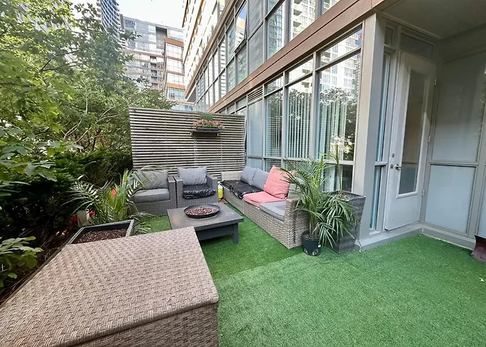 Cozy 1Bdrm With Bunk Bed Plus Sofabed With Terrace & Parking