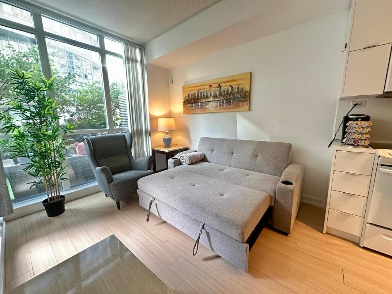 Apartment Cozy 1bdrm With Bunk Bed Sofabed With Terrace & Parking
